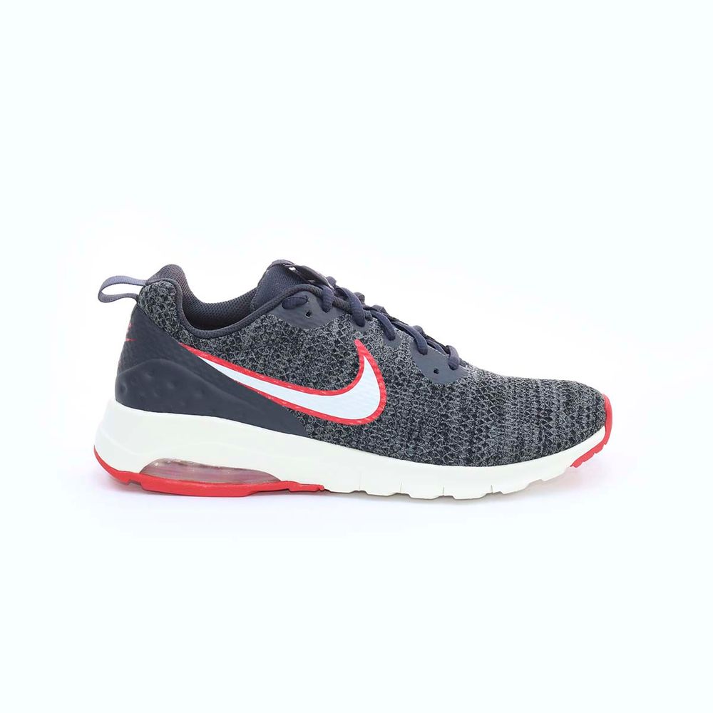 tenis nike gris con rojo
