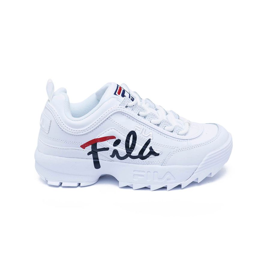 tenis fila blancos mujer