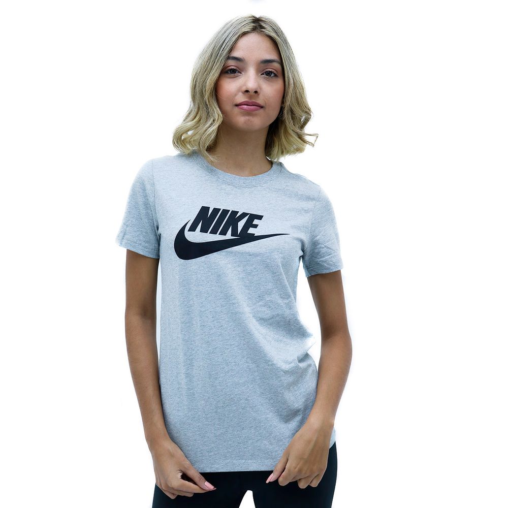 camisetas nike mujer gris