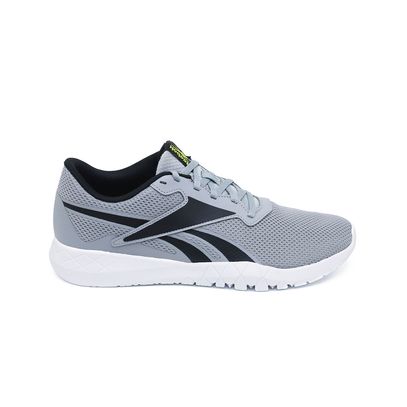 tenis reebok gris con negro