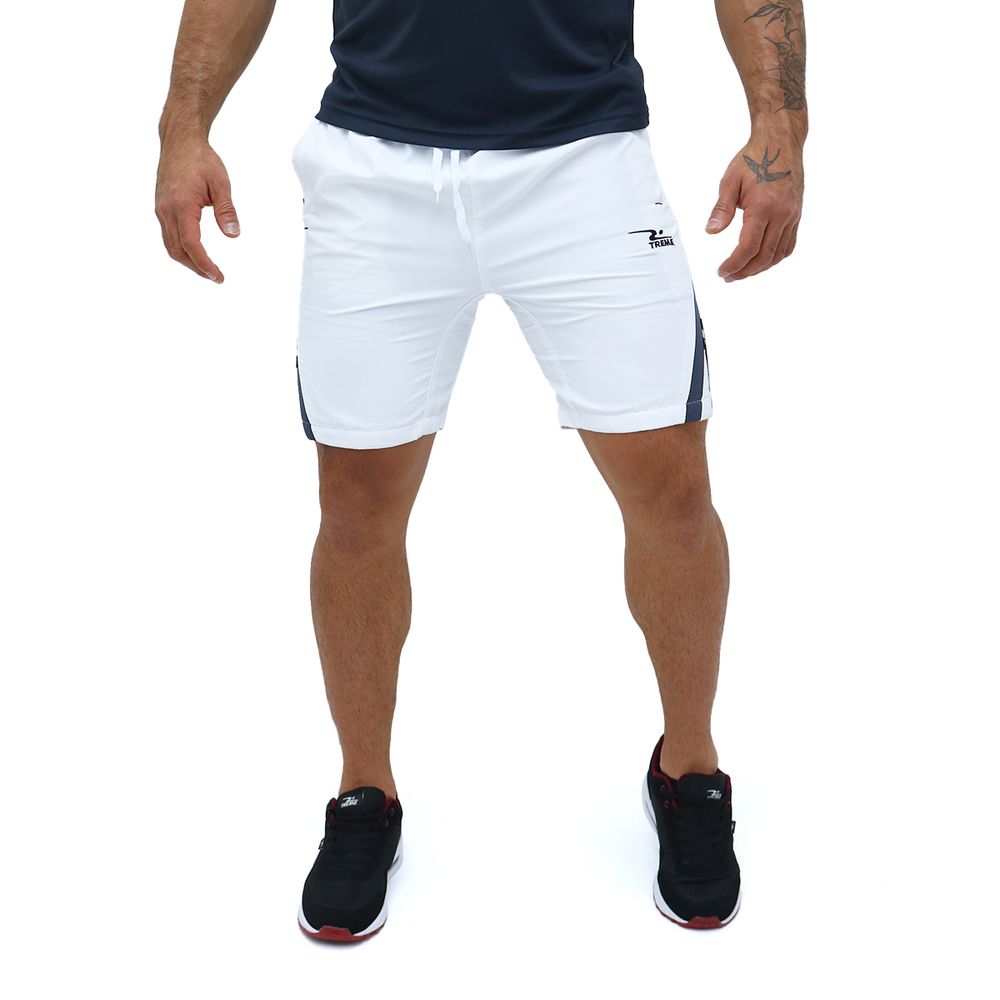 Tr Pantaloneta Likgar Bla-gri - Hombre - Blanco - Tiendas Branchos