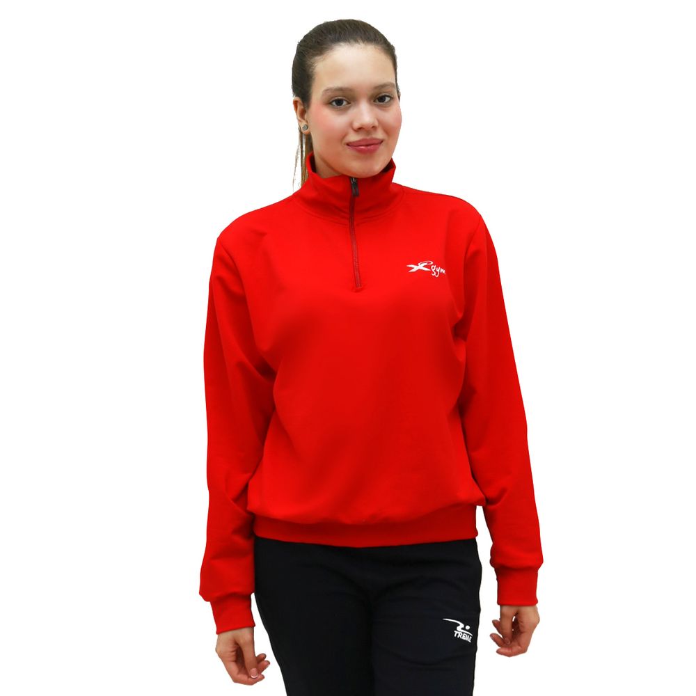 Buzo adidas rojo mujer online