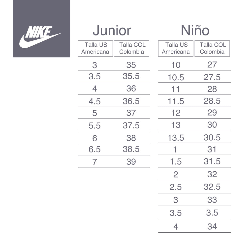 Nike argentina talles best sale